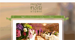 Desktop Screenshot of prestigefloralstudio.com